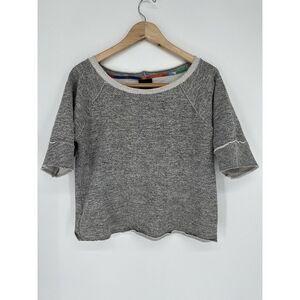 Dolan T-Shirt Sweatshirt Top Women Medium Gray‎ Pullover Short Sleeve Casual
